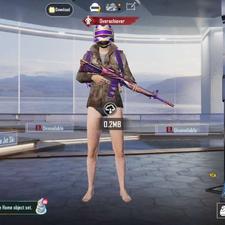 اکانت پابجی لول 50 الیت پس داره اسکین گان زیاد داره