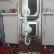 سینک دوقلو ورق سنگین 50در120