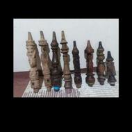 قلیان چوبی وبرنج