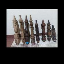 قلیان چوبی وبرنج