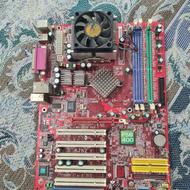 همه قطعات سالم و ب شرط مادربرد رم گرافیک فن خنک کننده