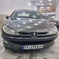 پژو 206 sd v8 1386 خاکستری