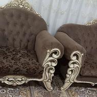 مبل سلطنتی 7 نفره به همراه میزوسط و عسلی