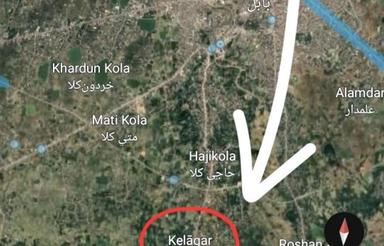 1490 متر زمین با درخت پرتقال