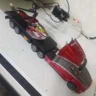 تریلی و هلی کوپتر باهم