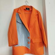 مانتو کتی نارنجی