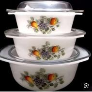 ظروف گل میوه ای قدیمی اصل اصل کاملا نو