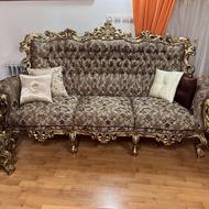 مبلمان هفت نفره و میز نهارخوری هشت نفره