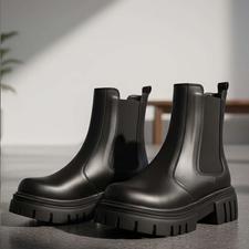 نیم بوت زنانه چلسی دوطرف کش-مشکی ویژه