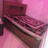 تخت دونفره و کمد تشک