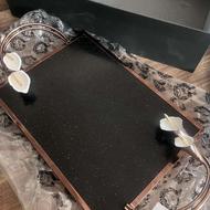 سرویس پذیرایی سینی تمام صفحه سنگ میوه خوری شیرینی خوری