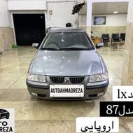 سمند LX (ساده) 1387 خاکستری