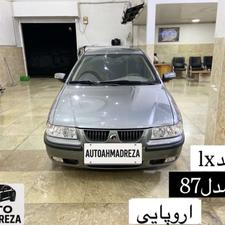 سمند LX (ساده) 1387 خاکستری