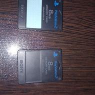 مموری کارت ps2 وps1 و تعدادی بازی