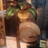 وسایل قدیمی نخل مس بوفه برنز