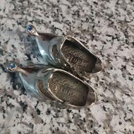 کفشهای برنز دکوری نگین دار ترک قدیمی