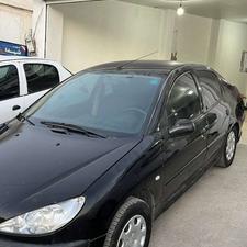 پژو 206 sd v8 مدل 86 مشکی با فنی درجه یک