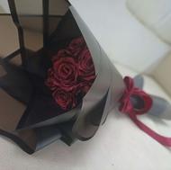 دسته گل روبانی