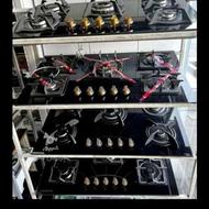 گازصفحه ای 5شعله ترموکوبل دار بسیار شیک وعالی قیمت عالی