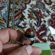 انگشتر باباقوری سنگ نفیس