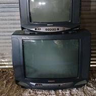 دو عدد تلویزیون به همراه دو عدد آنتن