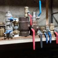 2عدد شیر گازی آذر سنگین دبی101 وزن 2 عدد 4 کیلو