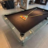 میز بیلیارد تمام شیشه ایی مدرن