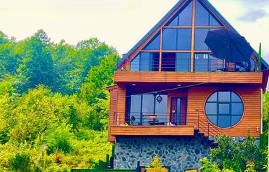 کلبه جنگلی لاکچری استخردار 3 خواب