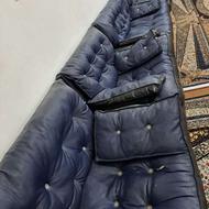 مبل 7 نفره چرم کاملا نو