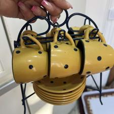 سرویس چاقو پوسکن 6 تکه با سرویس قهوه خوری باهم