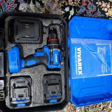 دریل شارژی ویوارکس براشلس چکشی دریل پیچ بند 12 ماه گارانتی