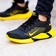 کفش اقتصادی نایک مشکی زرد شیک برای مشکل پسندان سایز 43