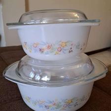 ظرف پیرکس درب دار