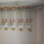 لوله کشی گاز واتش نشانی روکار توکار اداری تجاری مسکونی