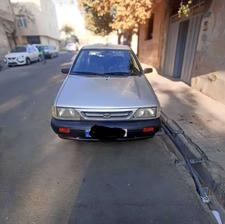 پراید نقره‌ای تمیز 85