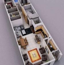  آپارتمان 165 متری ، سه خواب در خیابان نور