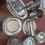 ظروف غذا خوری و پذیرایی استیل