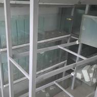 فروش شیشه و قفسه پرورش ماهی زینتی آکواریوم