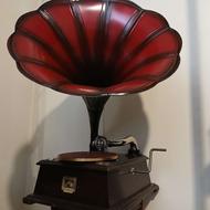 گرامافون هندلی انگلیسی قدیمی صد ساله هیزمستر ویس