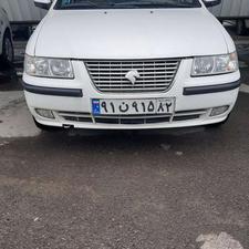 سمند ال ایکس سفید بی رنگ 99