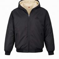 کاپشن مردانه مشکی داخل تمام خز _پرداخت درب منزل