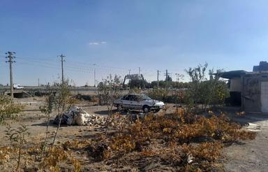 زمین اجارهای نبش پمپ بنزین دوقلوها آفتاب درخشان