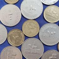 15 سکه 100 ریالی بارگاهی و طلائی