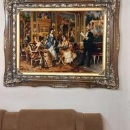 تابلو فرش دستبافت محفل شعر خوانی