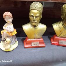 3عدد مجسمه پلی استر سردارخان،باقرخان، دختر