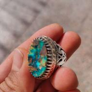 انگشتر فیروزه نقره 925 عیار