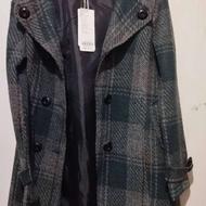 پالتو آستر دار جنس پشمی نو