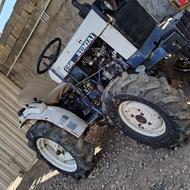 تراکتور باغی کومای میتسوبیشی سه سیلندر جفت با ادوات