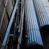 کرکره حلبی با رل بغل و فنر سالم