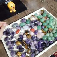 آویز سنگ چشم ببر عقیق رز کوارتز آمیتیس جواهر کلکسیون کادو